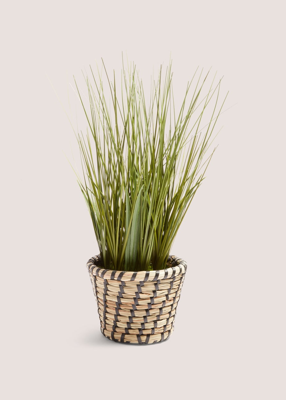 Faux Plant in Casa Woven Pot (40cm x 30cm x 30cm)