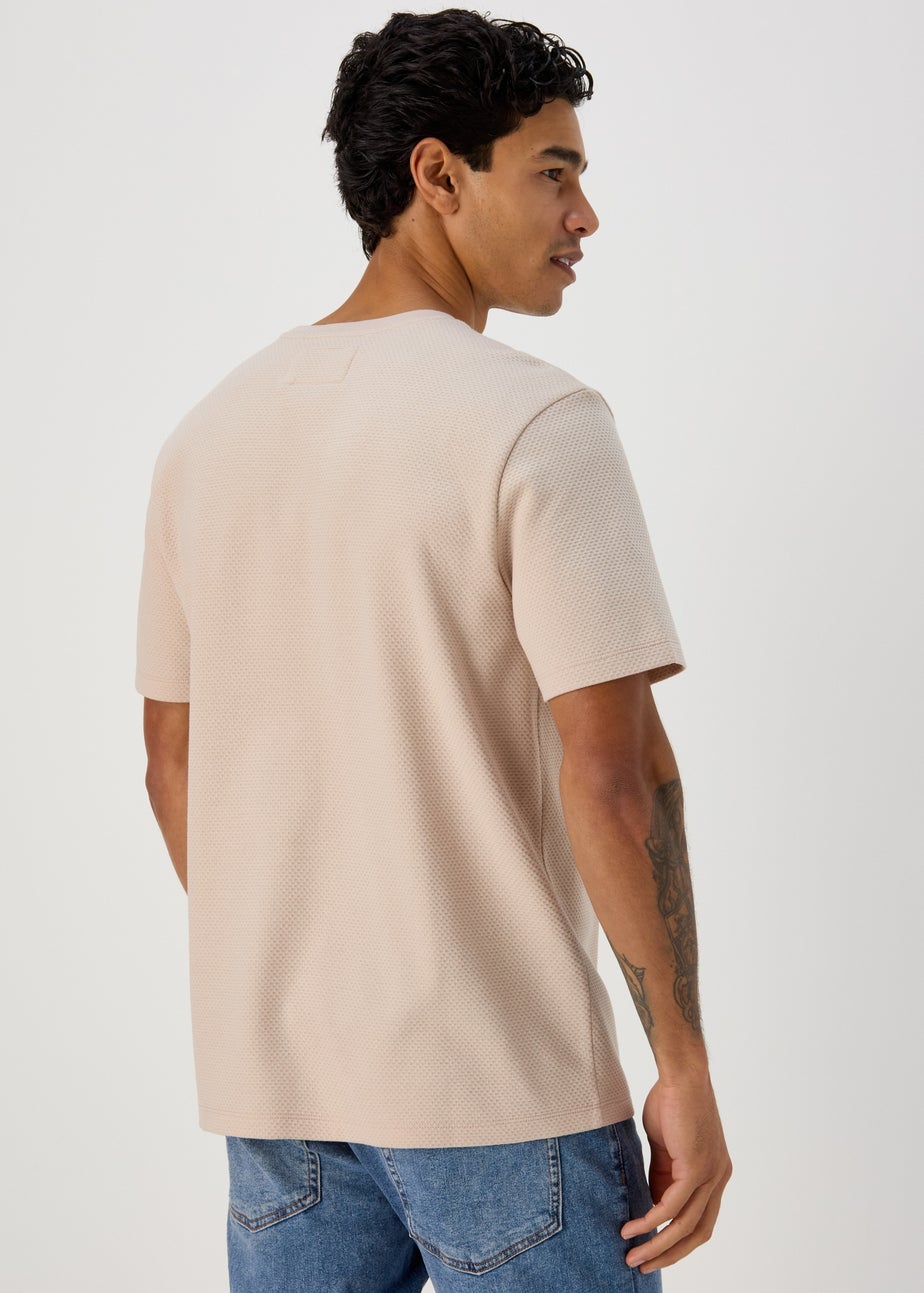 Stone New Truth Stripe Textured T-Shirt