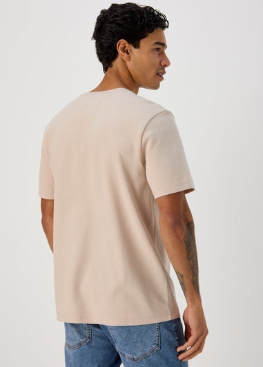 Stone New Truth Stripe Textured T-Shirt