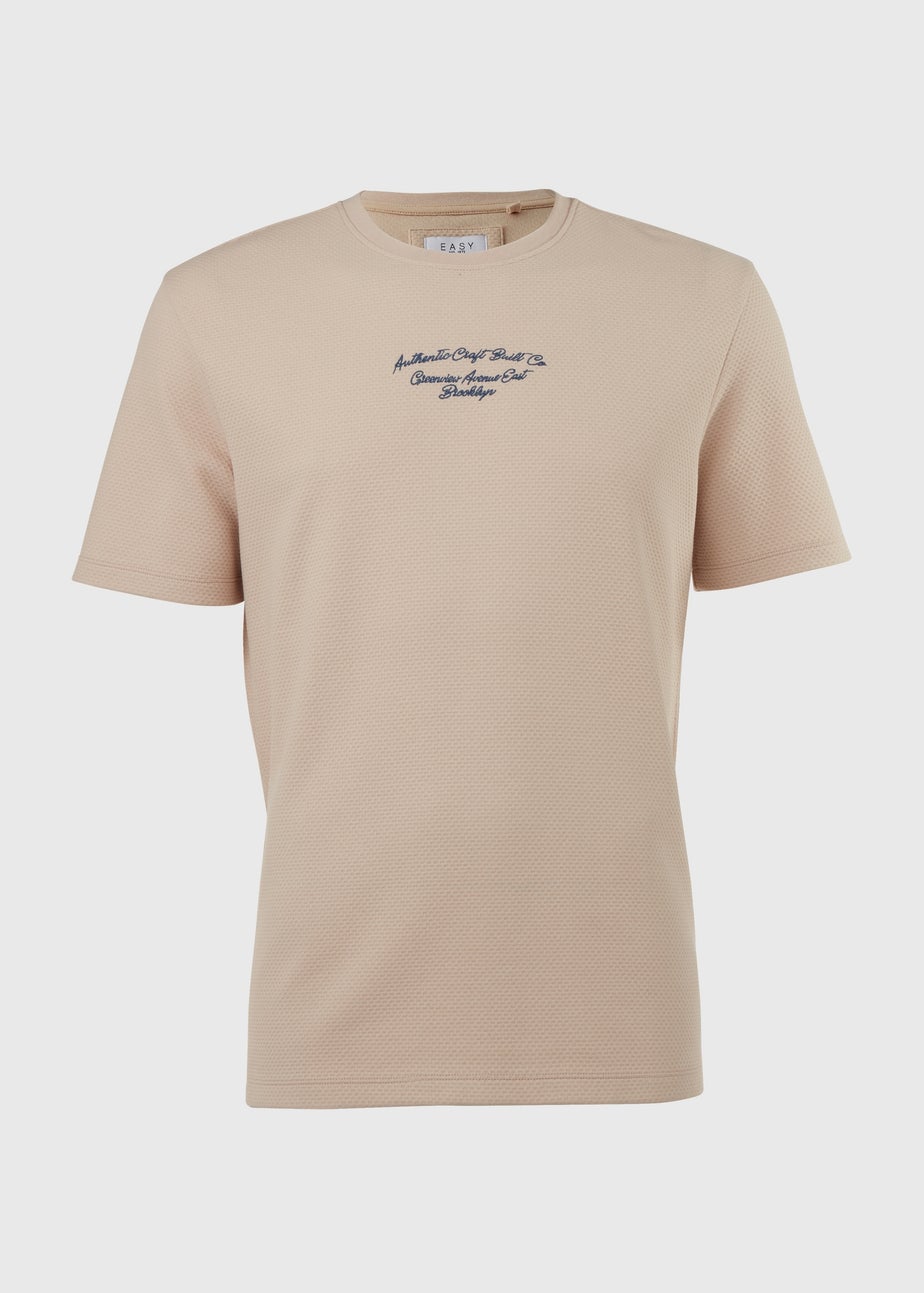 Stone New Truth Stripe Textured T-Shirt