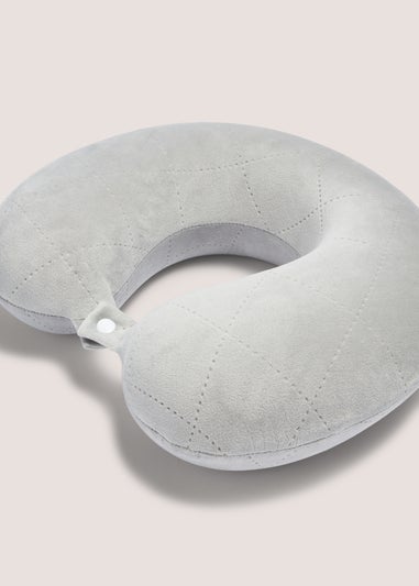 Grey Travel Pillow
