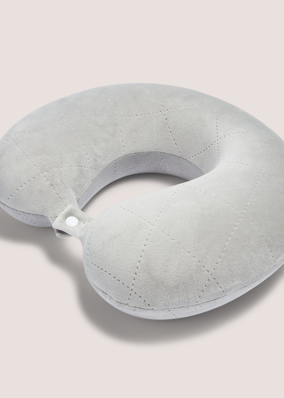 Grey Travel Pillow