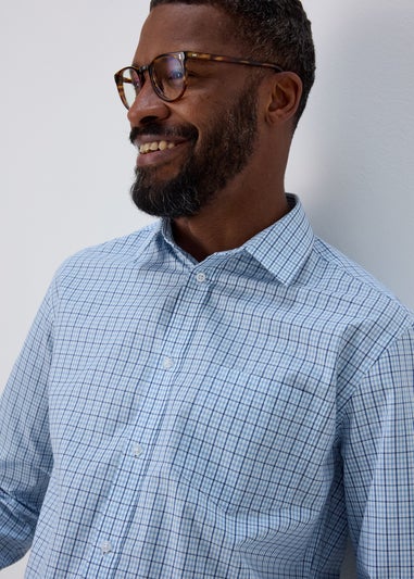 3 Pack Blue Easy Care Formal Shirts