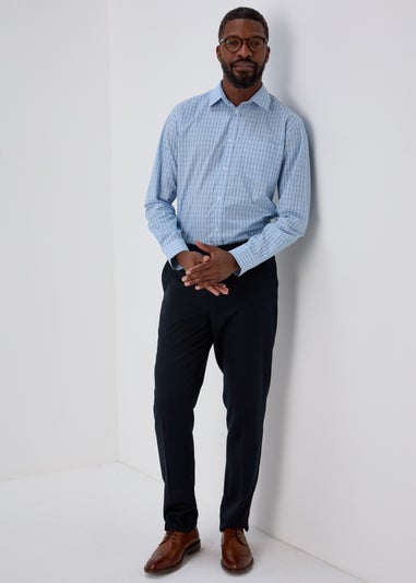 3 Pack Blue Easy Care Formal Shirts