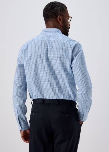 3 Pack Blue Easy Care Formal Shirts