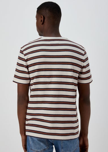 Stone Textured Embroidered T-Shirt