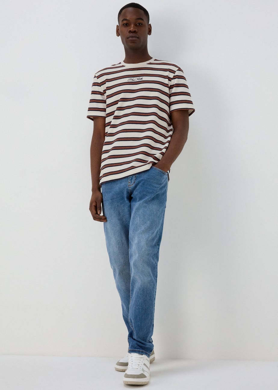 Stone Textured Embroidered T-Shirt