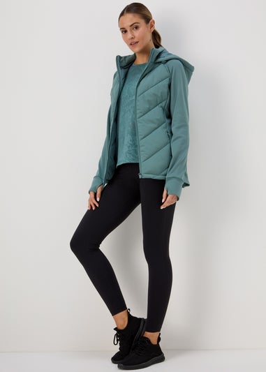 Souluxe Teal Jacquard Vest