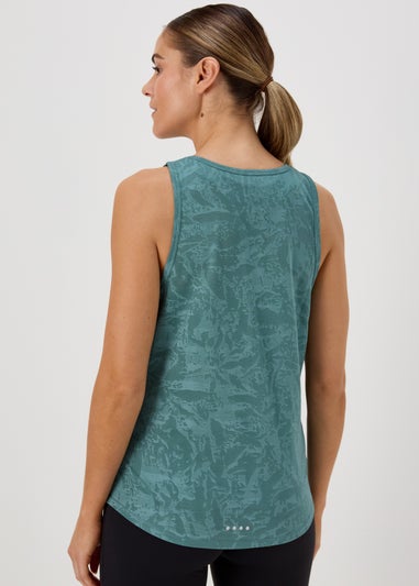 Souluxe Teal Jacquard Vest