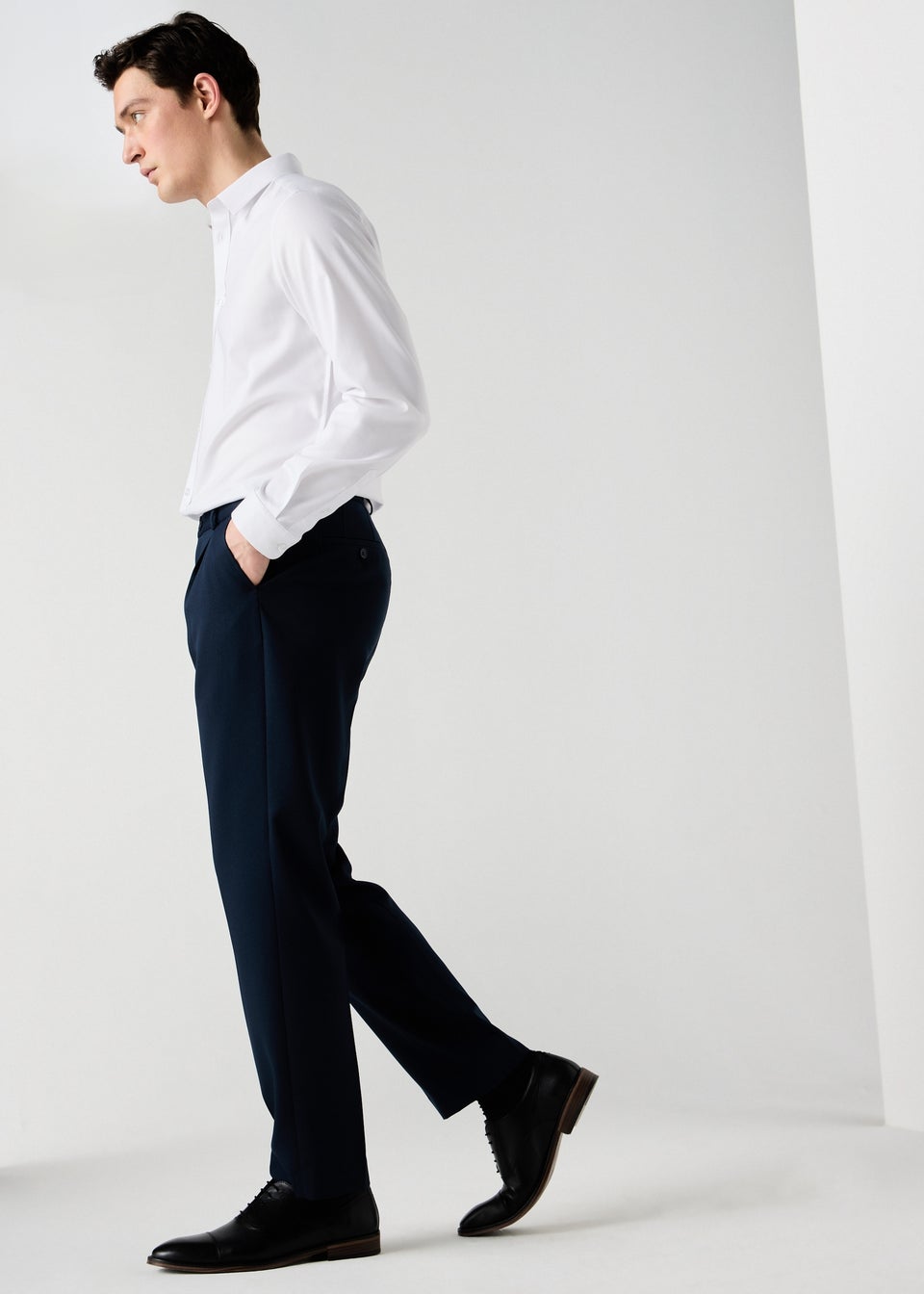 Taylor & Wright White Textured Regular Fit Shirt