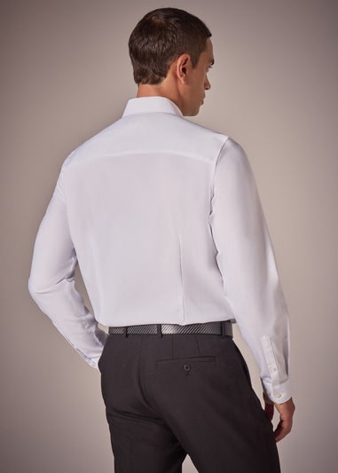 Taylor & Wright White Slim Fit Twill Shirt