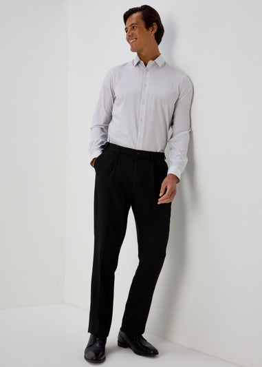 Taylor & Wright Grey Stripe Slim Fit Shirt