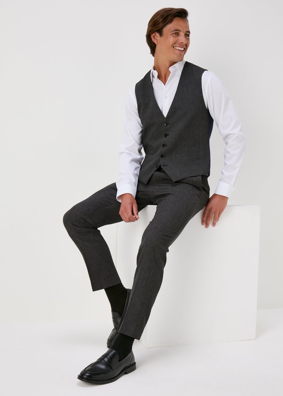 Taylor & Wright Charcoal Albert Tailored Fit Trousers