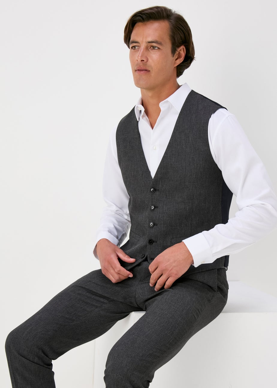 Taylor & Wright Charcoal Albert Waistcoat