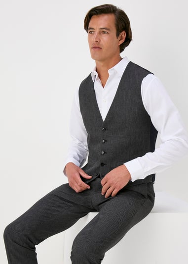 Taylor & Wright Charcoal Albert Waistcoat
