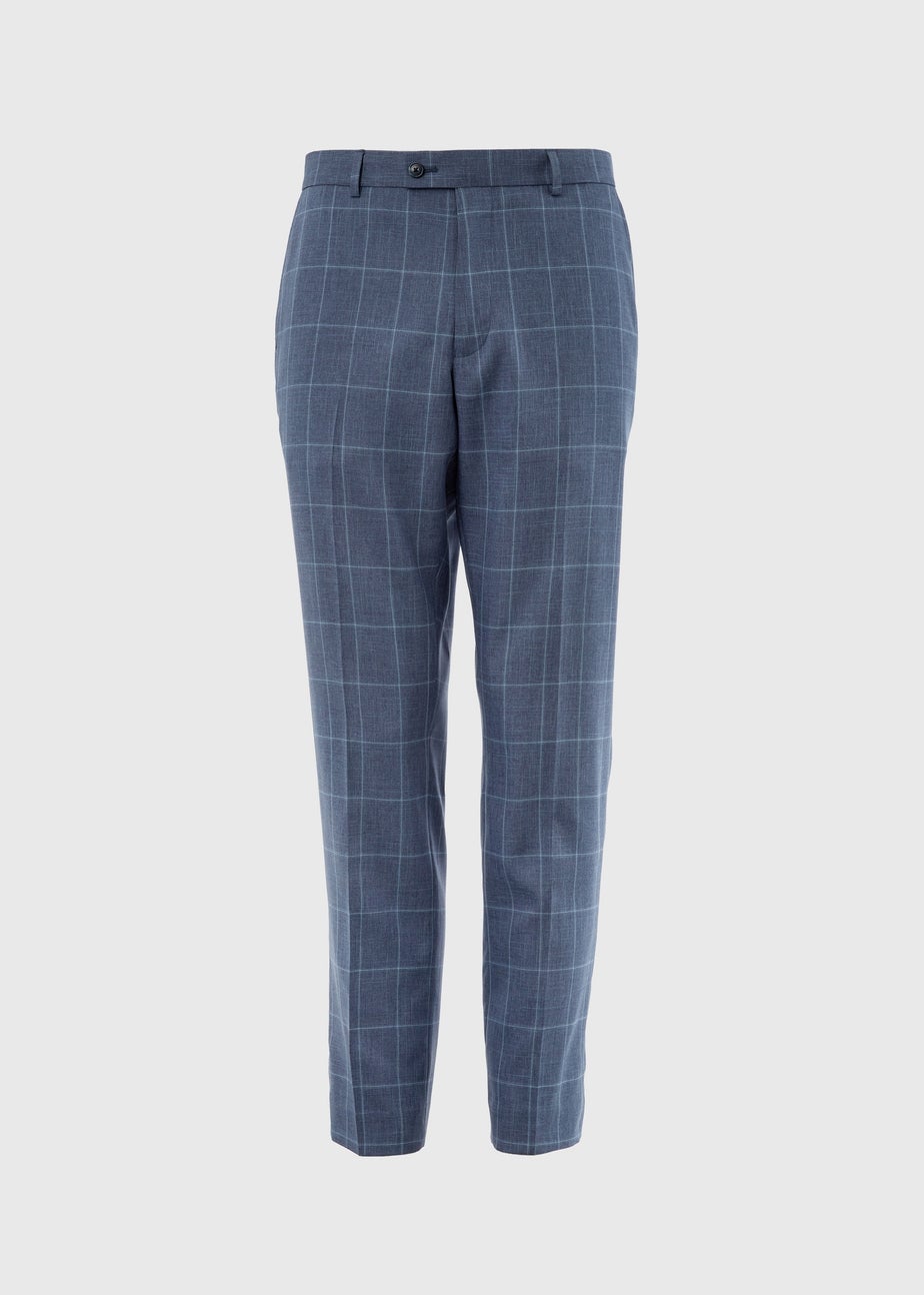 Taylor & Wright Franklin Blue Tailored Fit Trousers