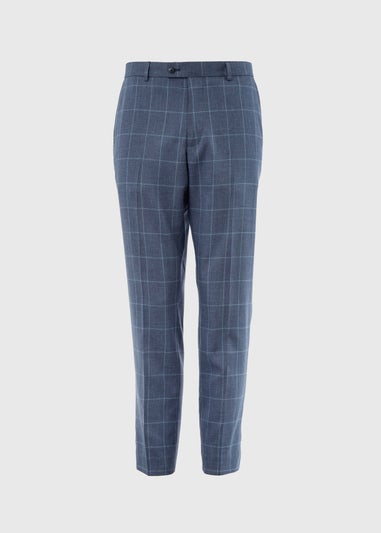 Taylor & Wright Franklin Blue Tailored Fit Trousers