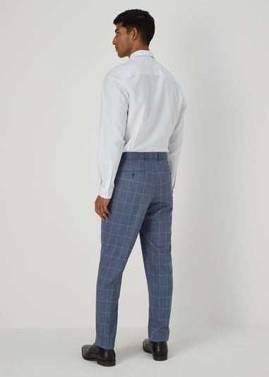 Taylor & Wright Franklin Blue Tailored Fit Trousers