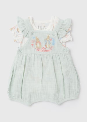 Baby Peter Rabbit Green Romper (Newborn-18mths)