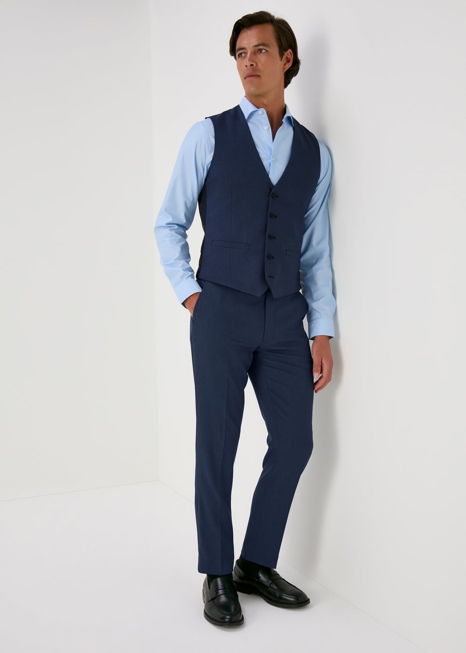 Taylor & Wright Lennon Blue Slim Fit Trousers