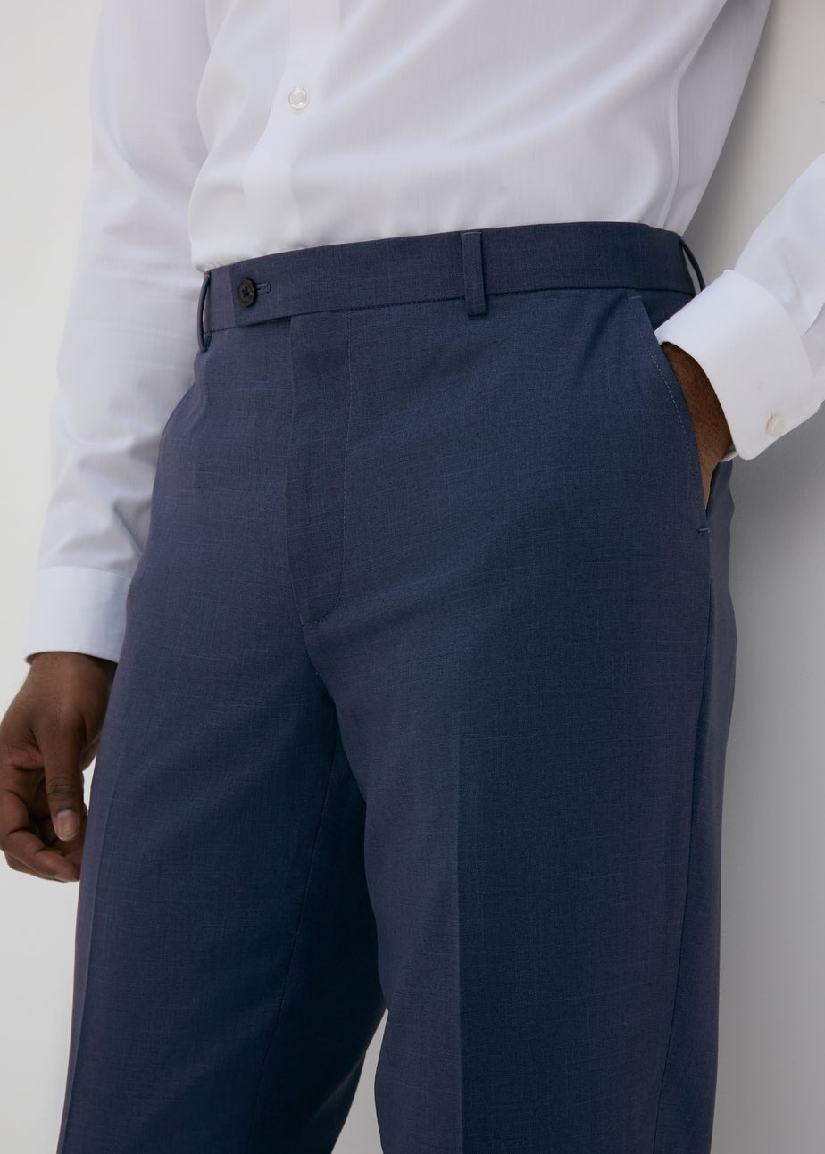 Taylor & Wright Blue Lennon Tailored Fit Trousers
