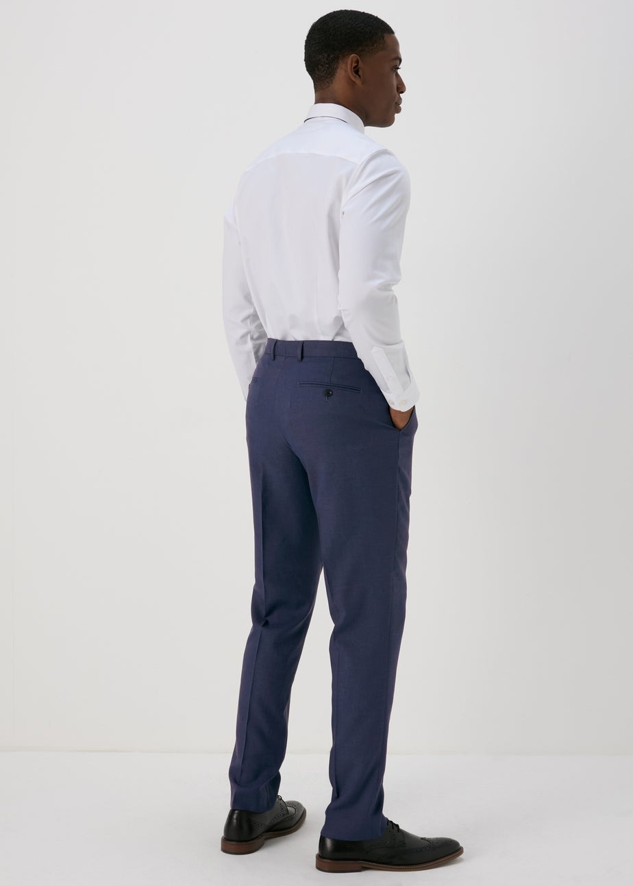 Taylor & Wright Blue Lennon Tailored Fit Trousers