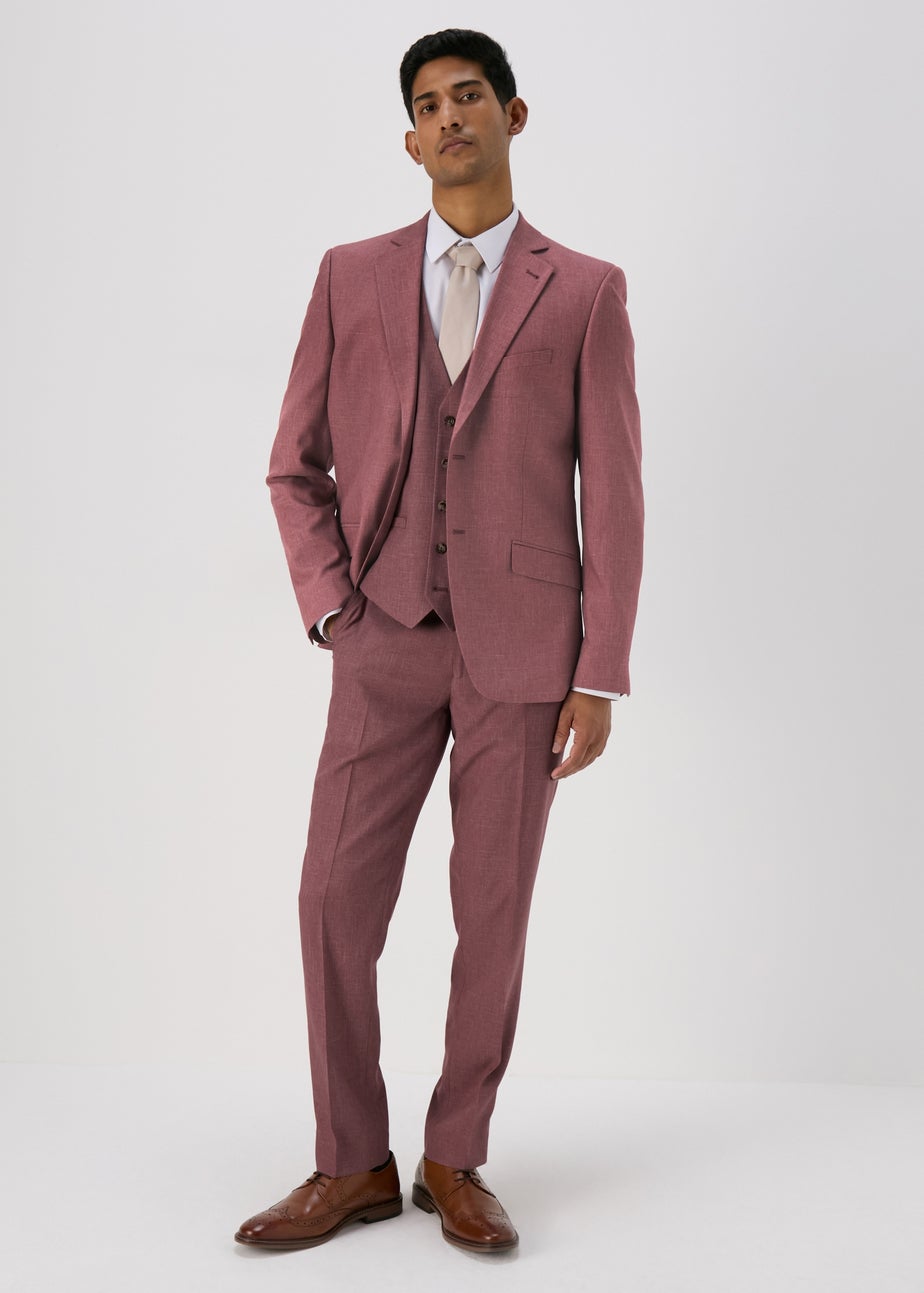 Taylor & Wright Parton Pink Slim Fit Suit Jacket