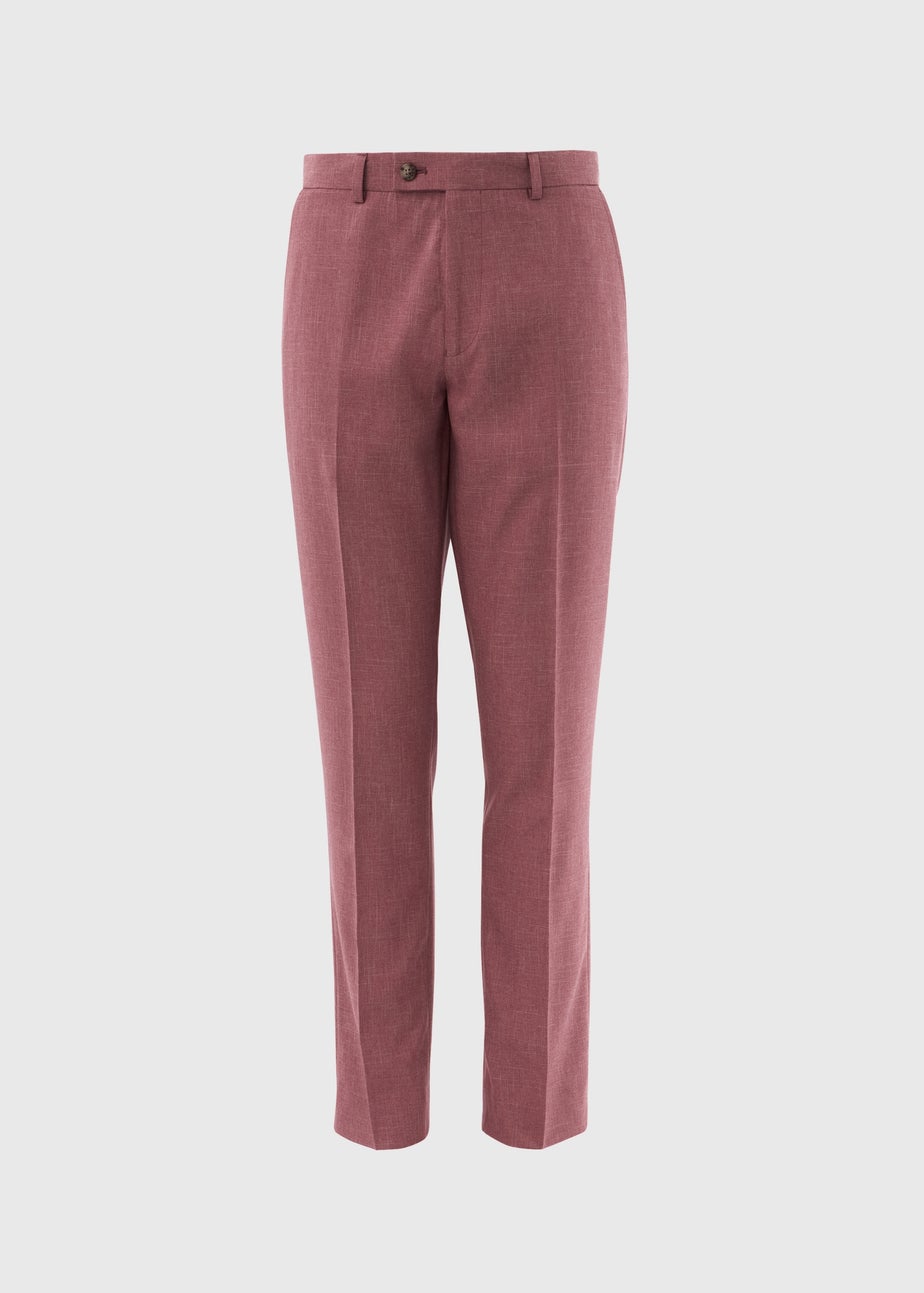 Taylor & Wright Parton Pink Slim Fit Trousers