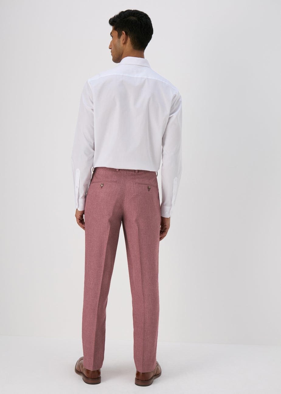 Taylor & Wright Parton Pink Slim Fit Trousers