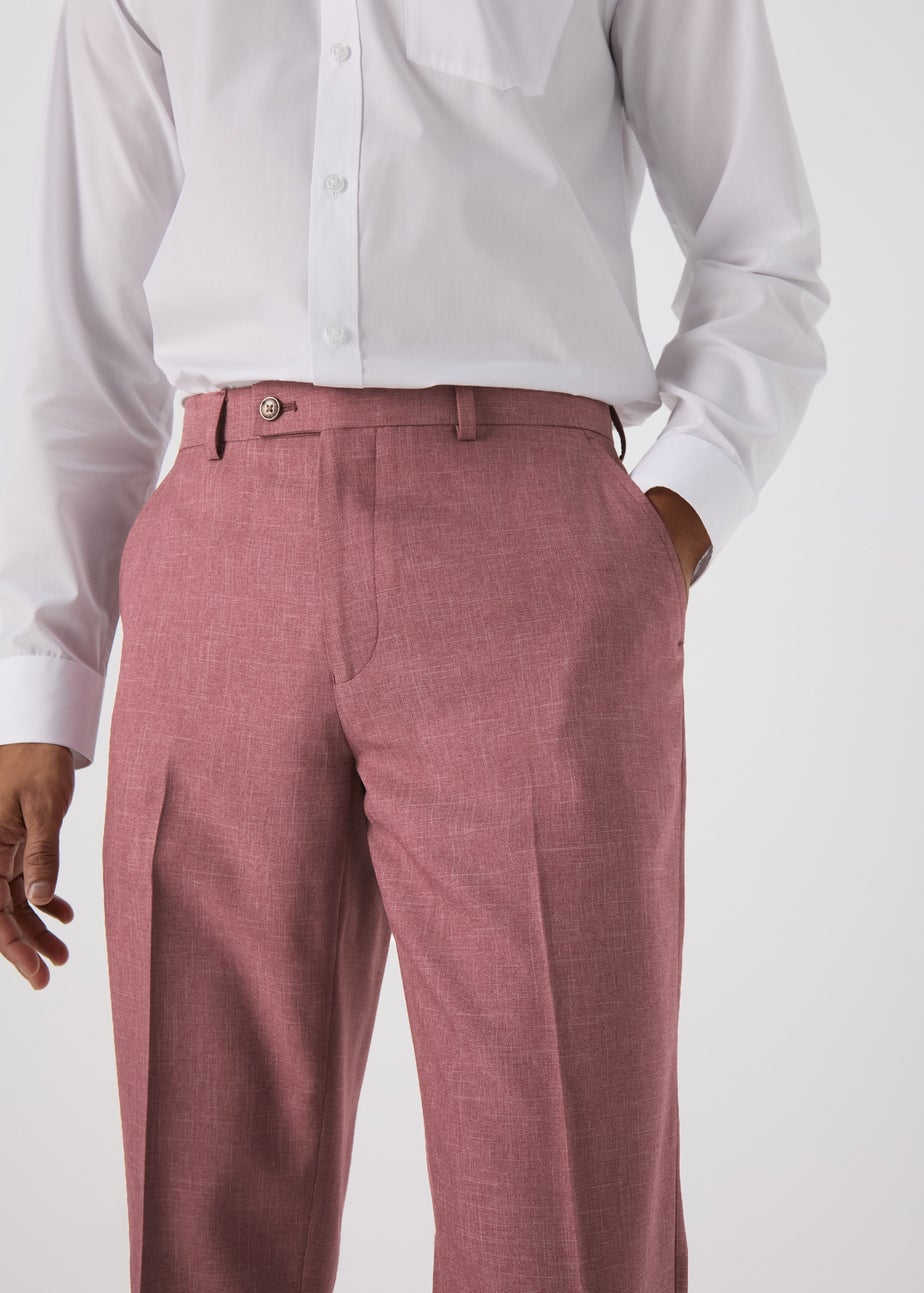 Taylor & Wright Parton Pink Slim Fit Trousers