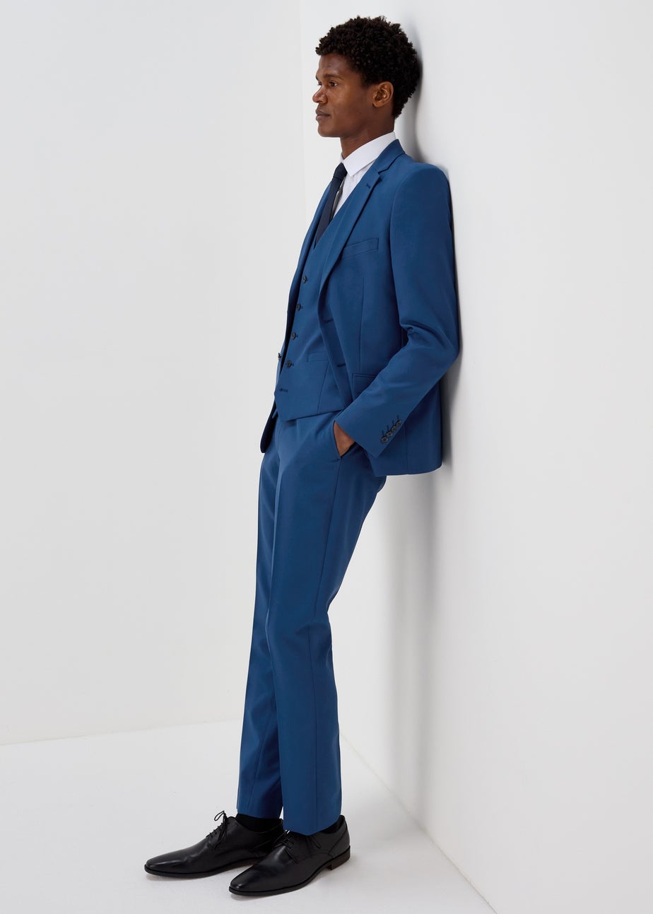 Taylor & Wright Panama Blue Suit Waistcoat