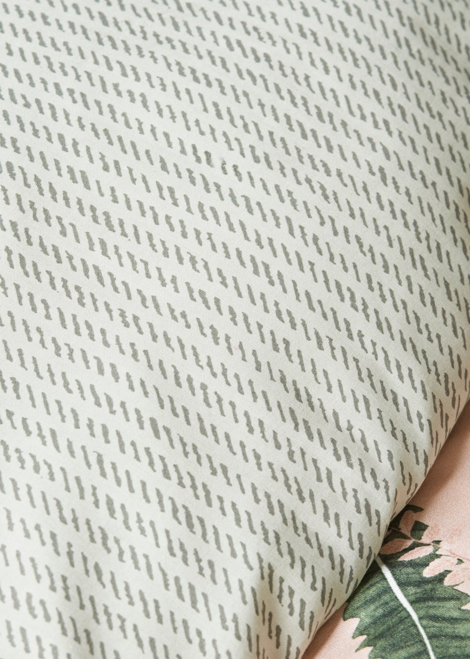 Pink Botanical Floral Duvet Set