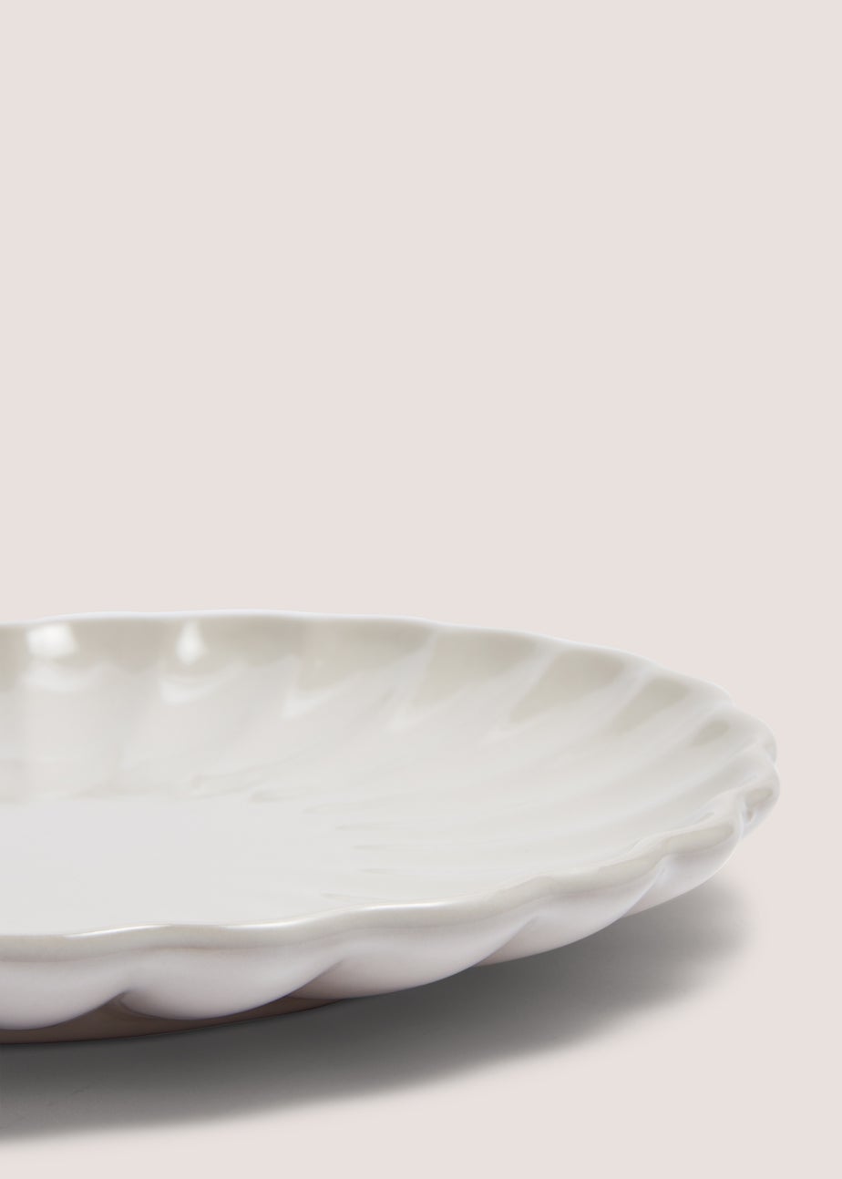 Natural Scalloped Side Plate