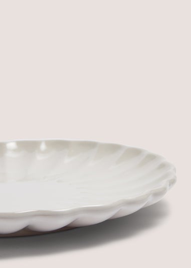 Natural Scalloped Side Plate