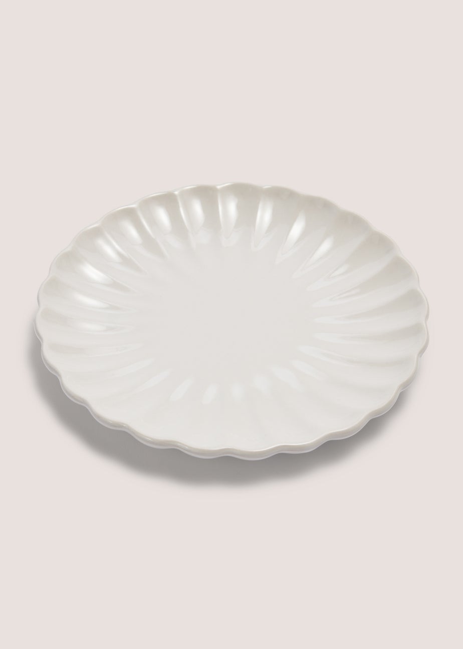 Natural Scalloped Side Plate