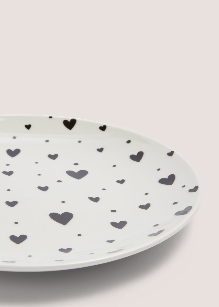 Black Heart Side Plate