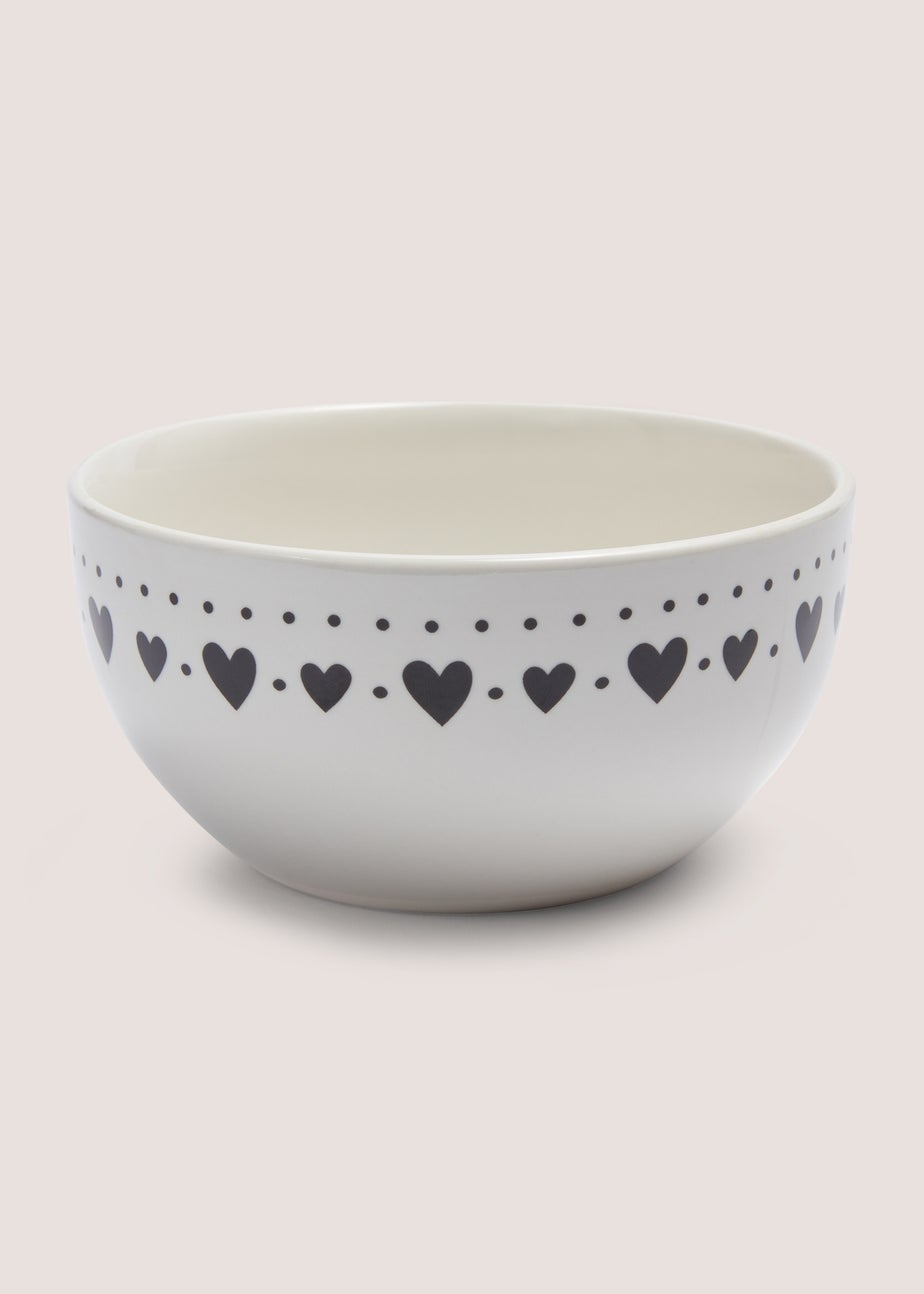White Heart Bowl