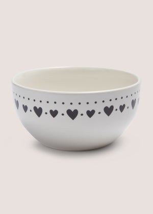 White Heart Bowl