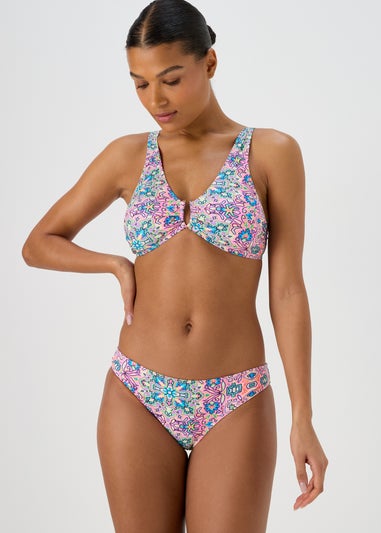 Pink Mosaic Mini Briefs