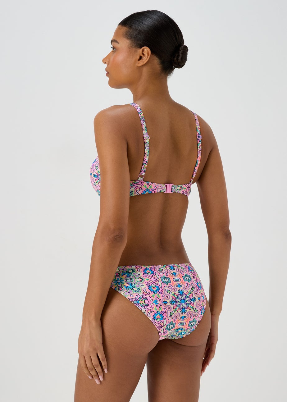 Pink Mosaic Mini Briefs