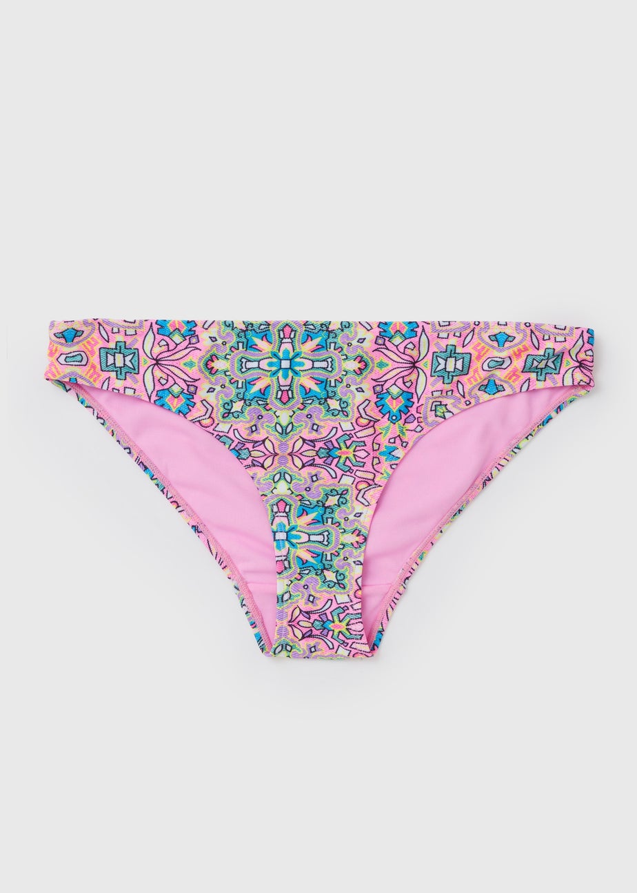 Pink Mosaic Mini Briefs