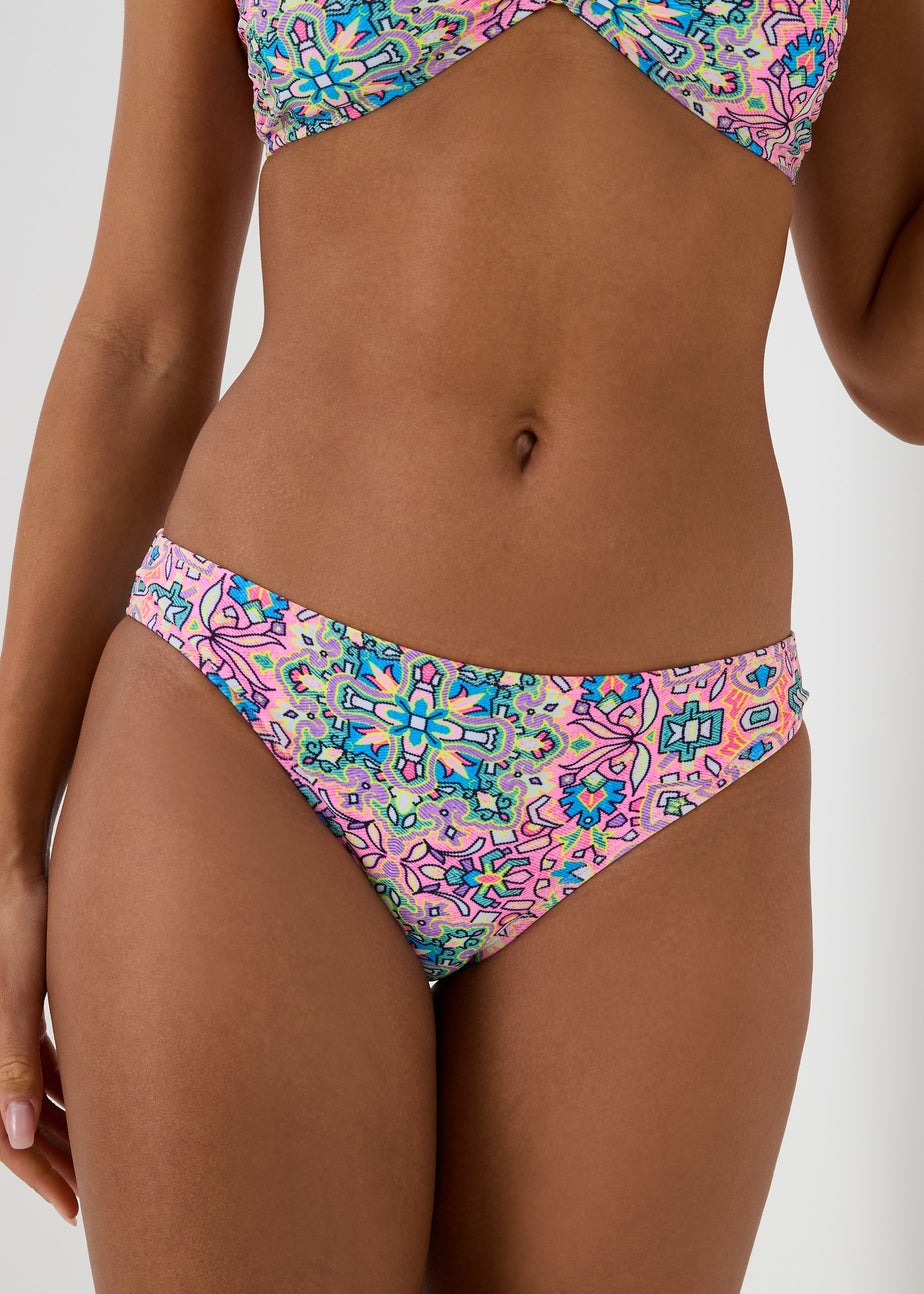 Pink Mosaic Mini Briefs