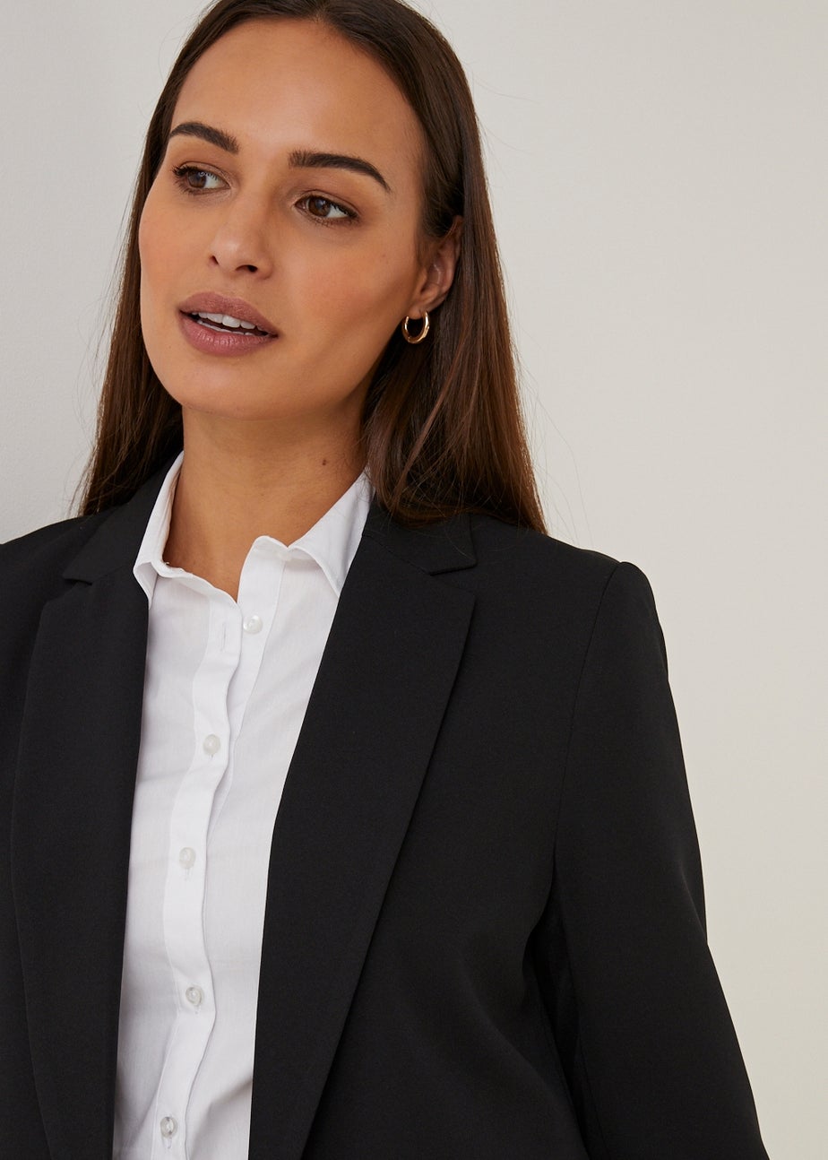 Papaya Petite Black Edge To Edge Blazer