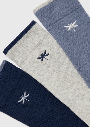 3 Pack Dragonfly Socks