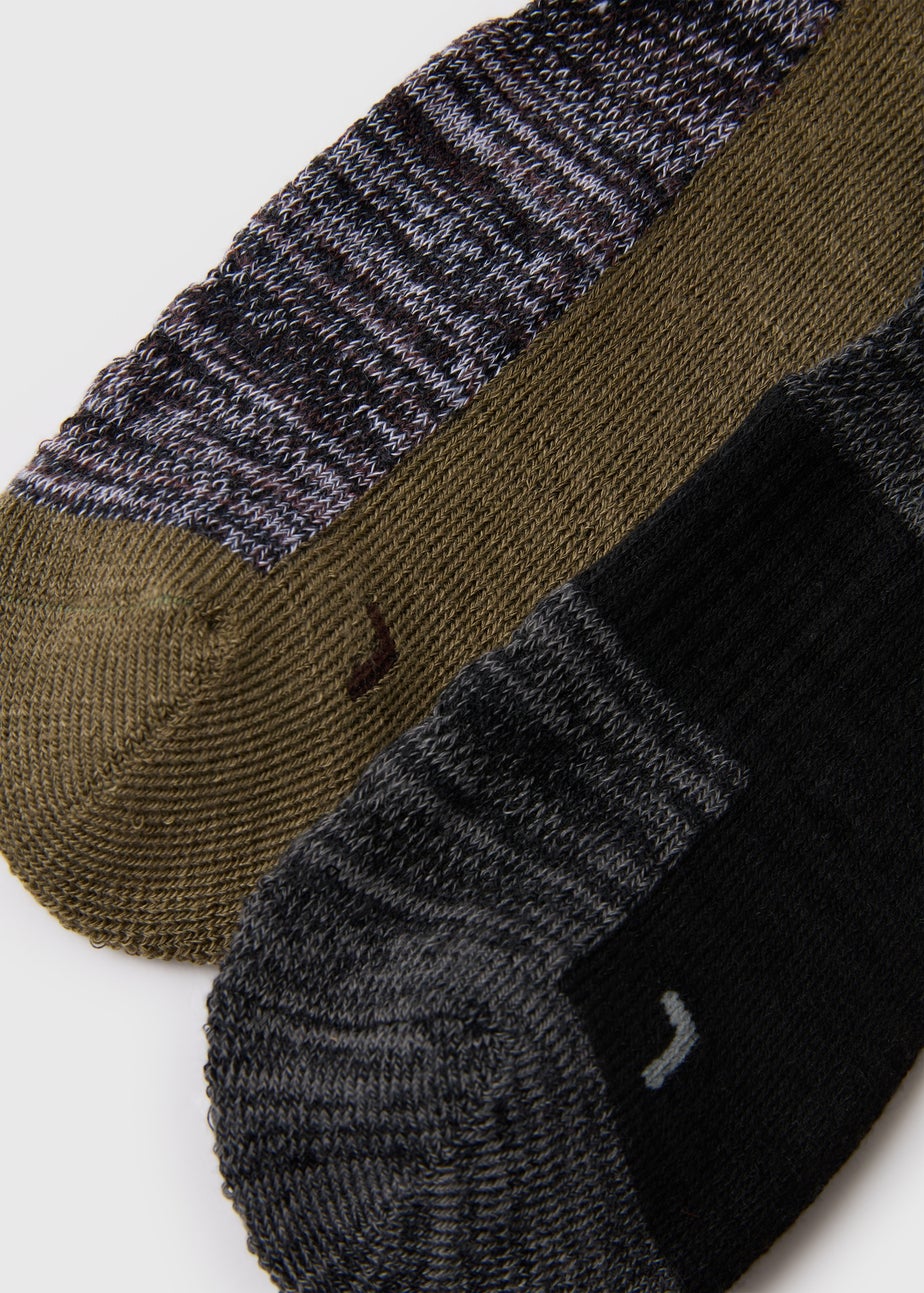 2 Pack Khaki Hiking Socks