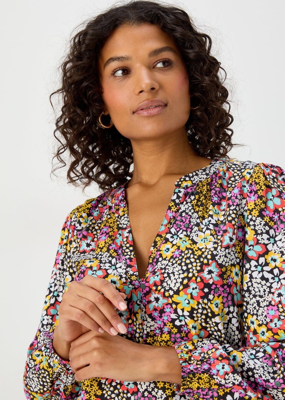 Multicoloured Floral Popover