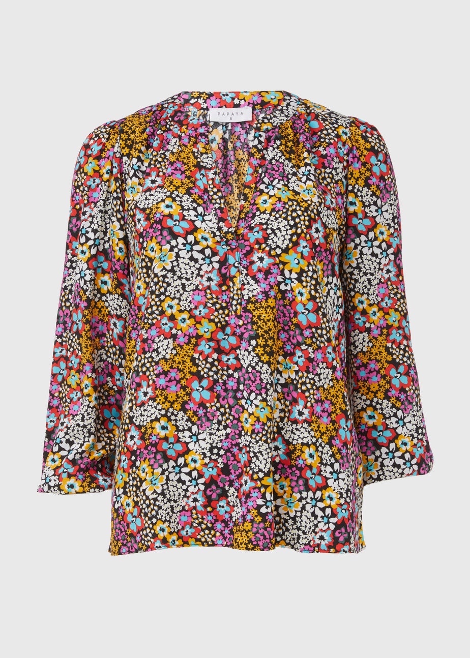 Multicoloured Floral Popover