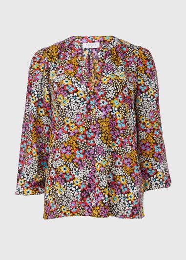 Multicoloured Floral Popover