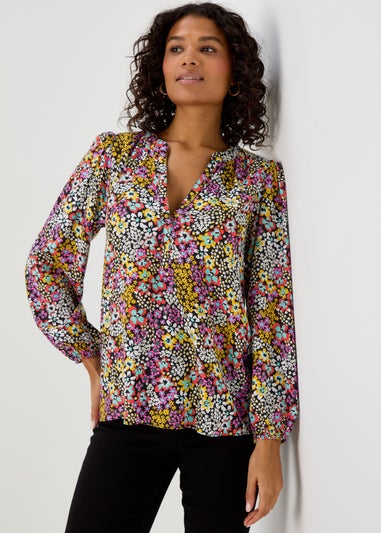 Multicoloured Floral Popover