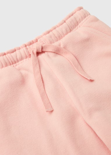 Girls Light Pink Joggers (1-7yrs)